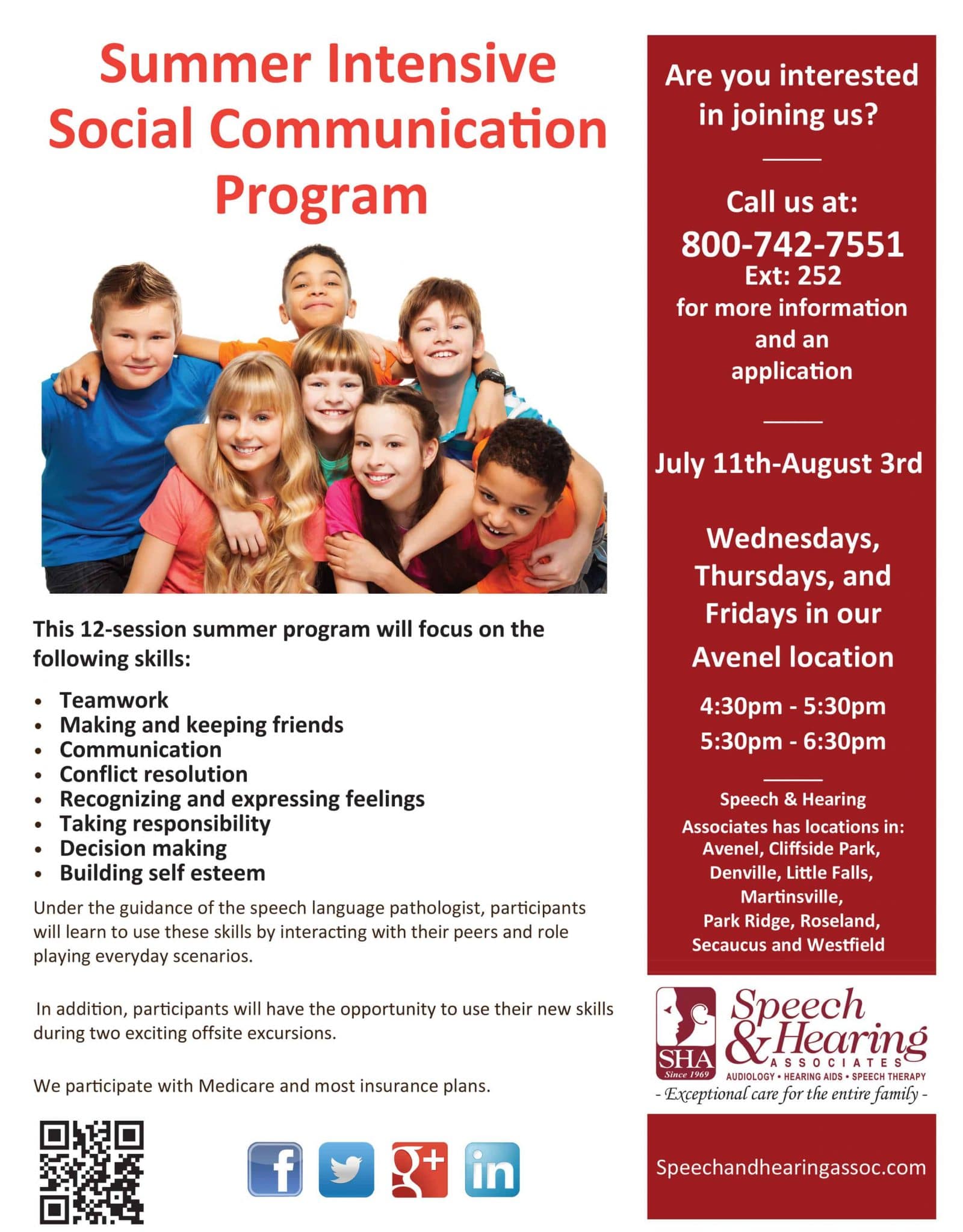 Summer Intensive Social Communication Program