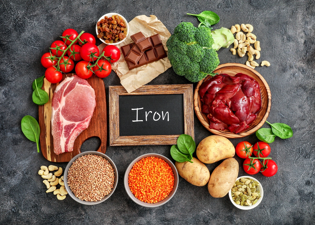 High in Iron sources assortment.